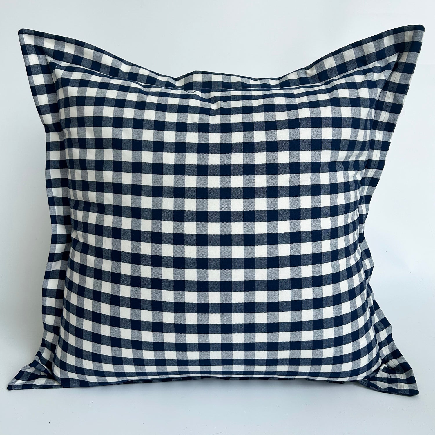 Blue Gingham Custom Pillow