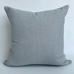 Blue Pinstriped Custom Pillow