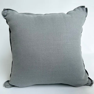 Blue Grey Custom Pillow