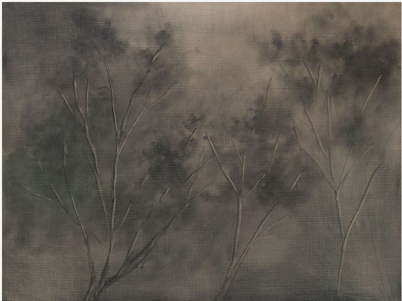 Renee Evans "Trees in Blue" (Original on Paper)