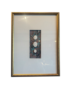 Framed Art Intaglios 100H - Green, Brown/3