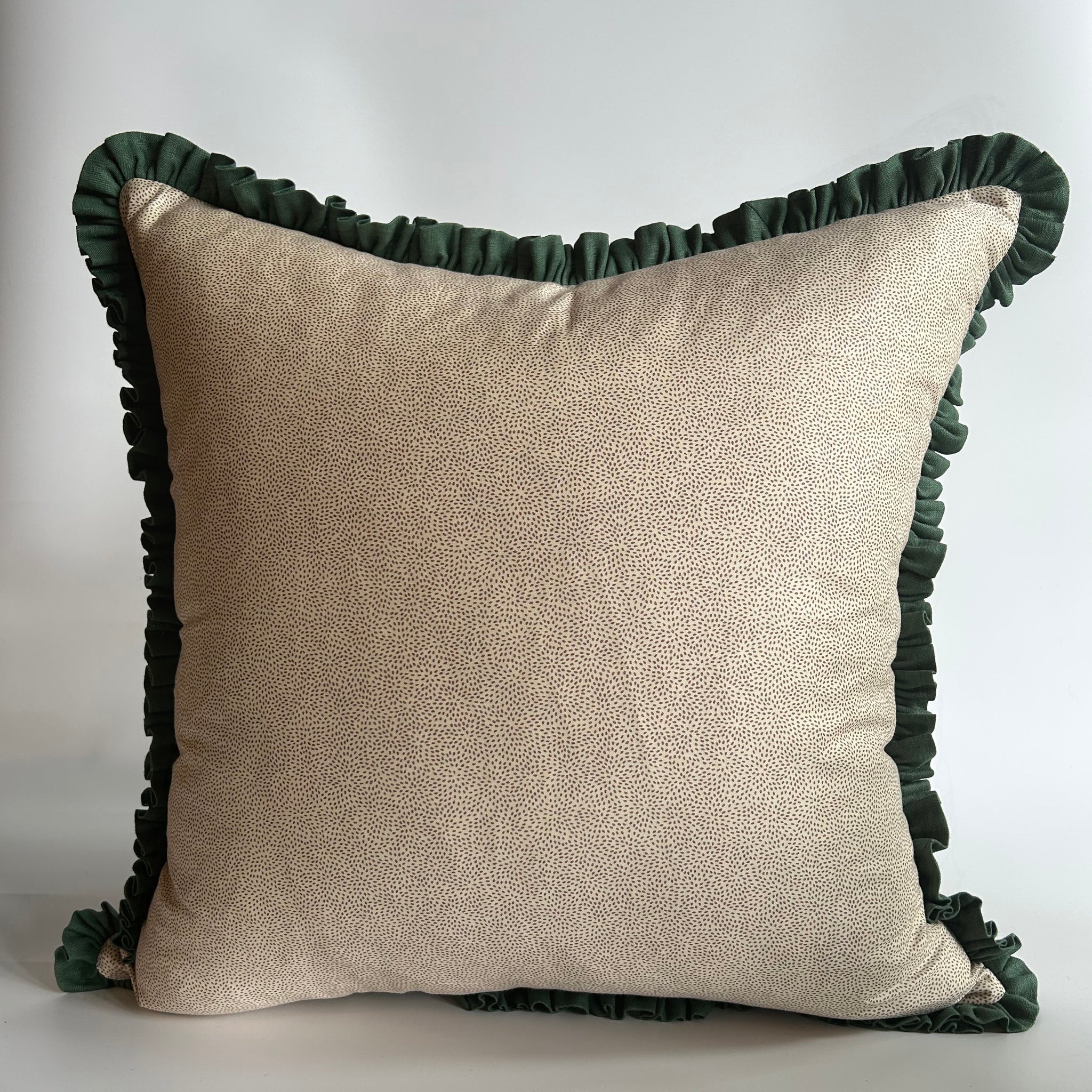 Ruffle Trim Custom Pillow – Heirloom Artifacts