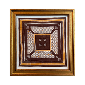 Framed Vintage Scarf